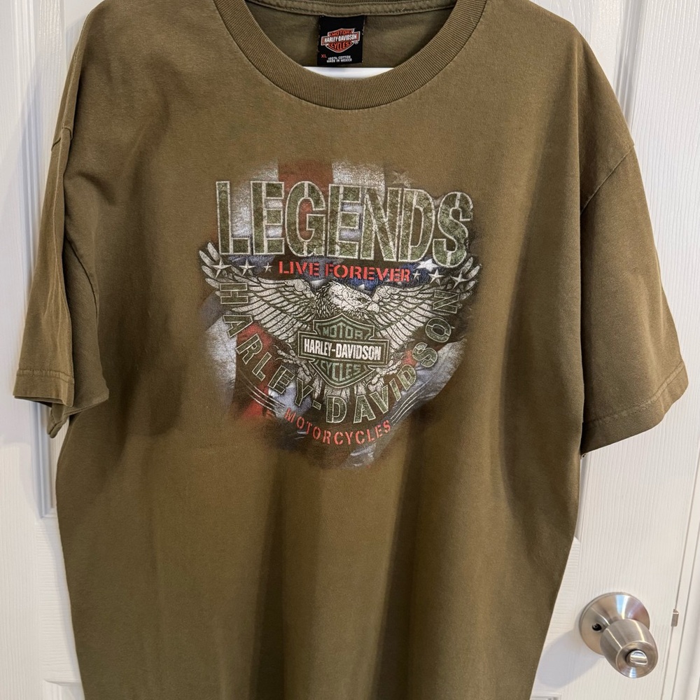Bundle - Vintage Harley Davidson Men’s SS T- Shirts, Las Vegas  Size XL - Picture 4 of 5